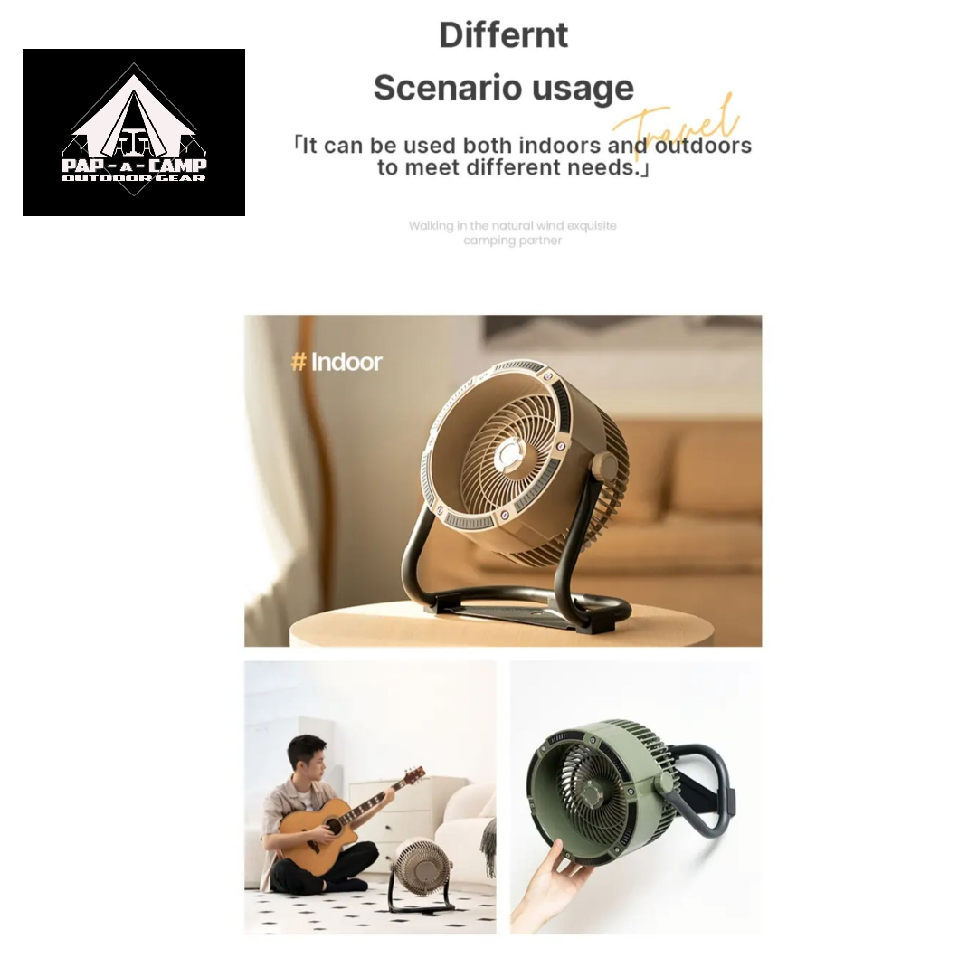 Turbo Desk Fan – Powerful Portable Cooling