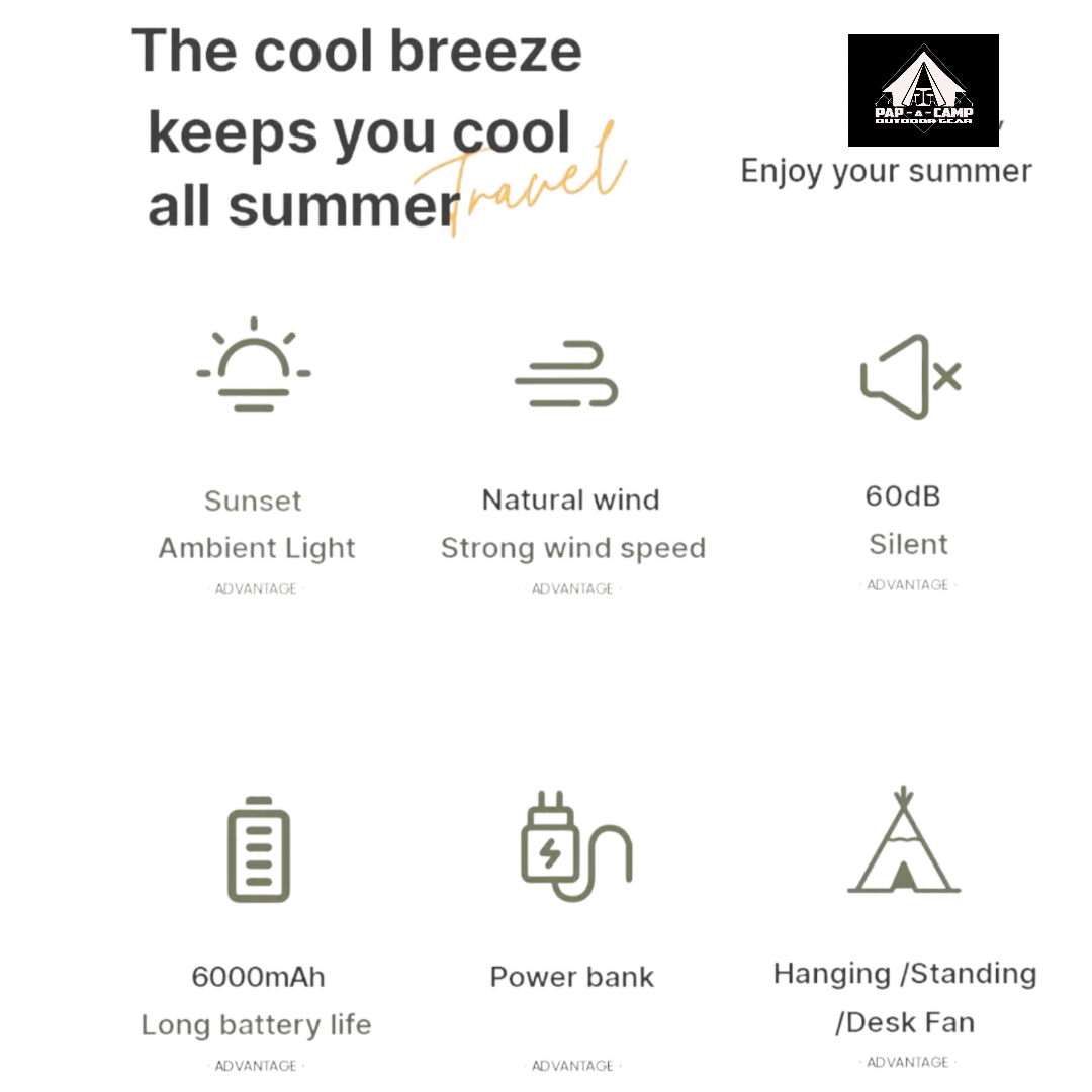 Turbo Desk Fan – Powerful Portable Cooling