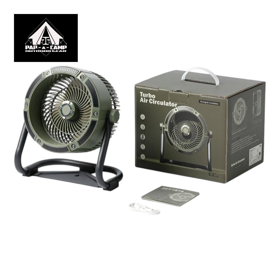 Turbo Desk Fan – Powerful Portable Cooling
