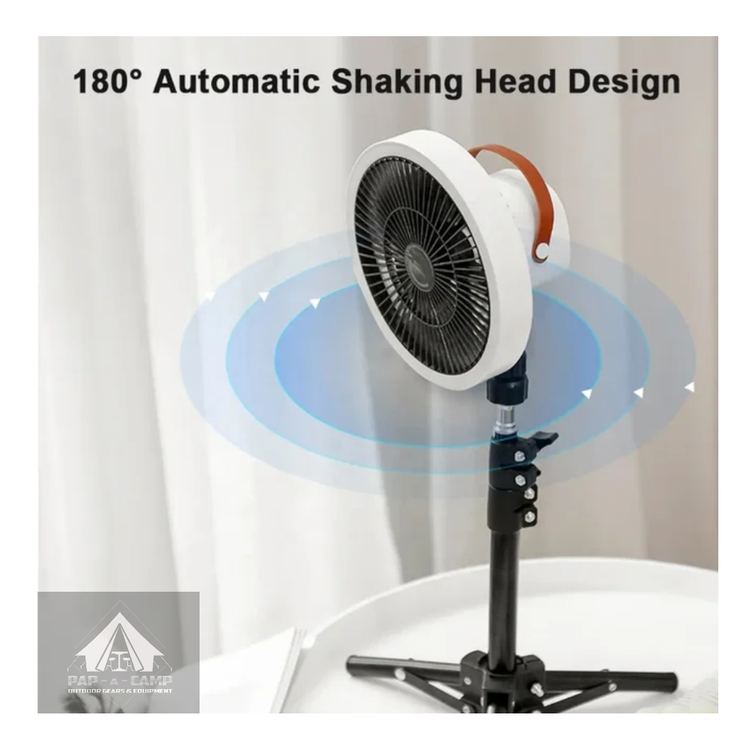 ZK01 Tripod Fan – Portable Rechargeable Fan with Adjustable Stand