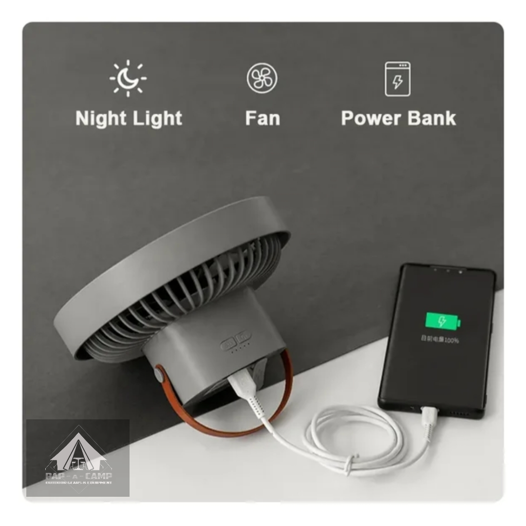 ZK01 Tripod Fan – Portable Rechargeable Fan with Adjustable Stand