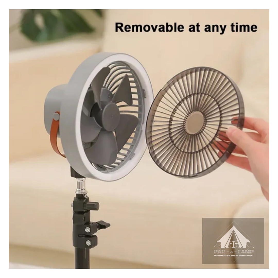 ZK01 Tripod Fan – Portable Rechargeable Fan with Adjustable Stand