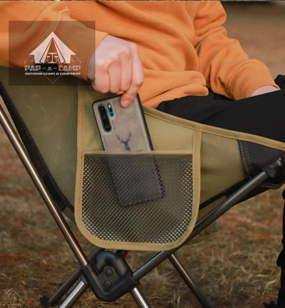 PM Moon Chair – Ultra-Stable Dual Bracket Camping Seat
