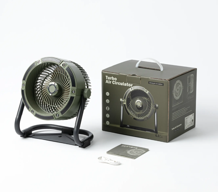 Turbo Desk Fan – Powerful Portable Cooling