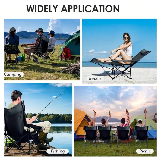 Reclining Camping Chair – Ultimate Outdoor Comfort