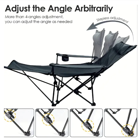 Reclining Camping Chair – Ultimate Outdoor Comfort
