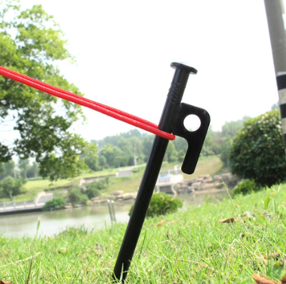 Carbon Steel Tent Nail – 20cm Heavy-Duty Camping Stake